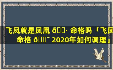 飞凤就是凤凰 🕷 命格吗「飞凤命格 🐯 2020年如何调理」